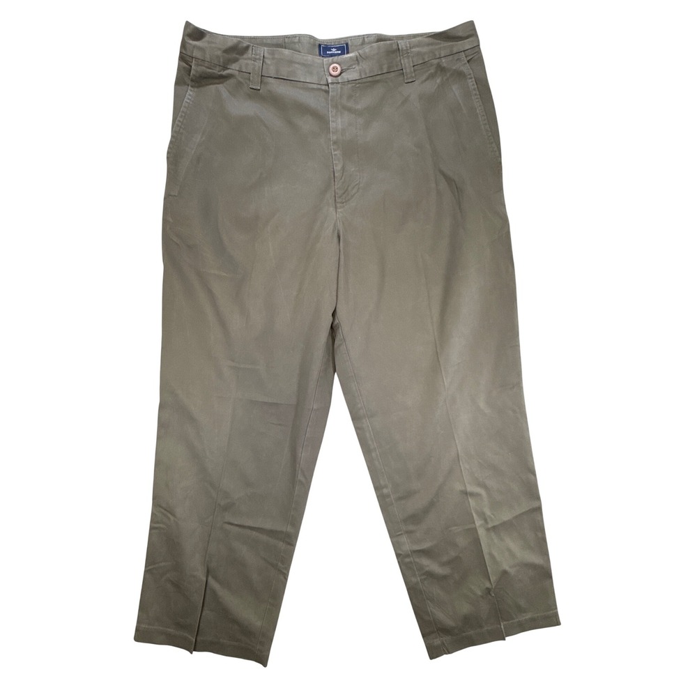 Dockers Mens Chino Pants 36x29 Olive Green Stretch Cotton Straight Leg Trousers